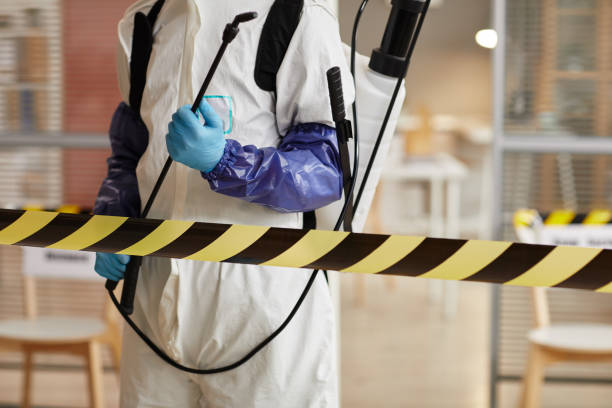 Professional Biohazard Cleanup technician working in Swedesboro, NJ